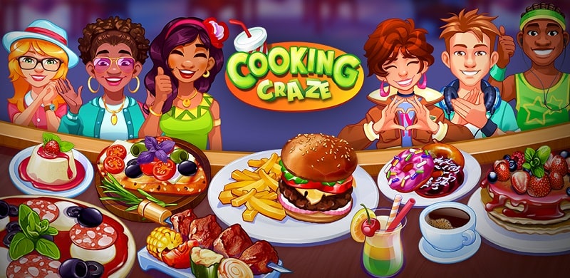 Download Cooking Craze MOD APK 1.82.0 (Unlimited money)