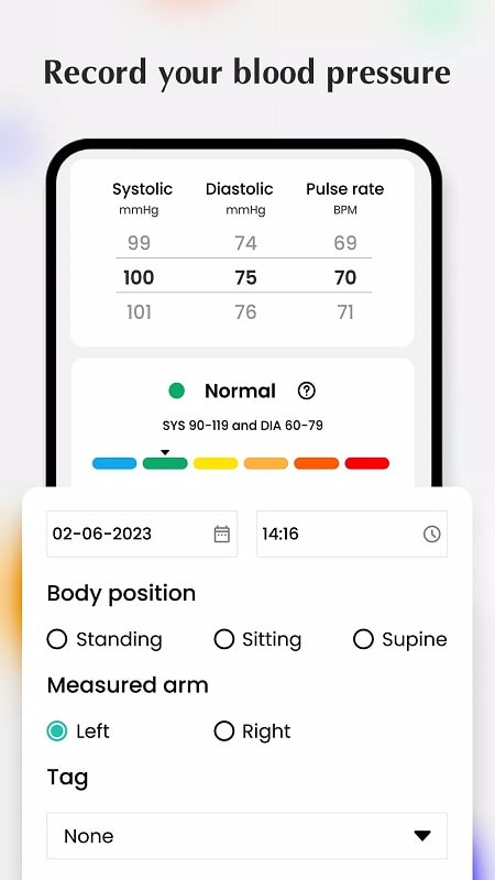 Blood pressure Heart rate mod