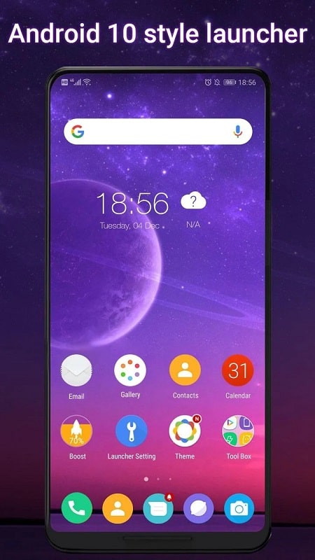 Cool Q Launcher for Android 10 mod