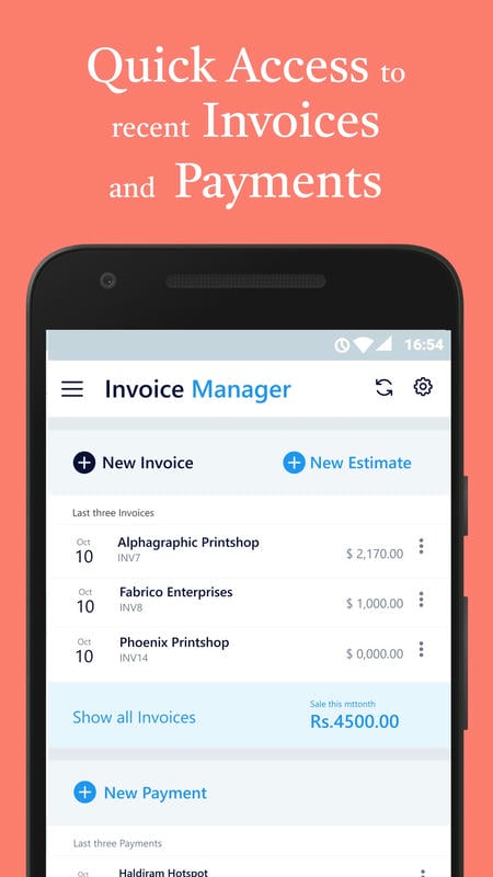 Simple Invoice Manager mod