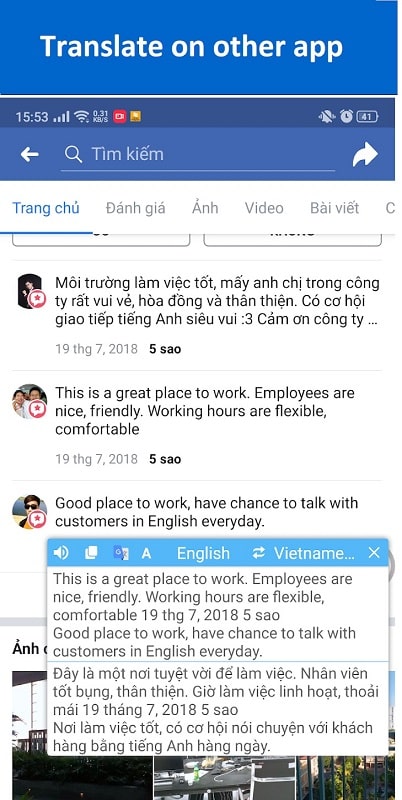 Translate On Screen mod apk
