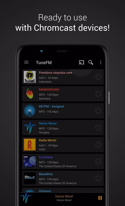 TuneFm android