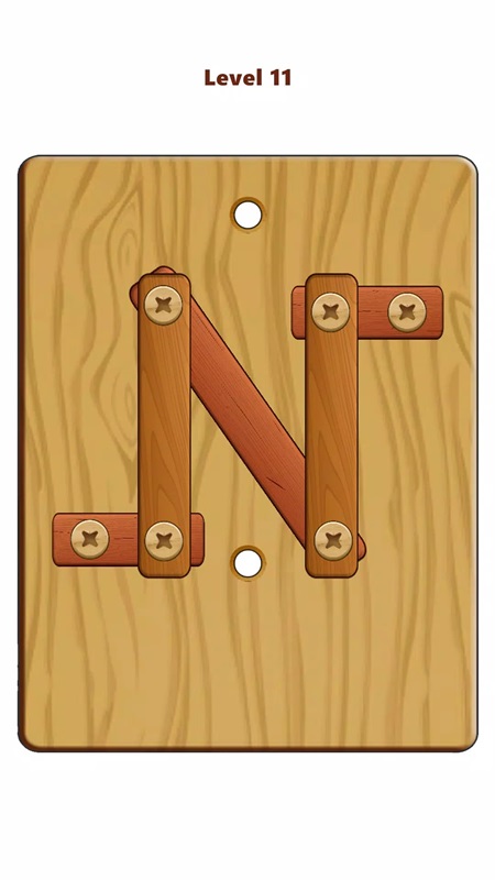Wood Nuts Bolts Puzzle mod