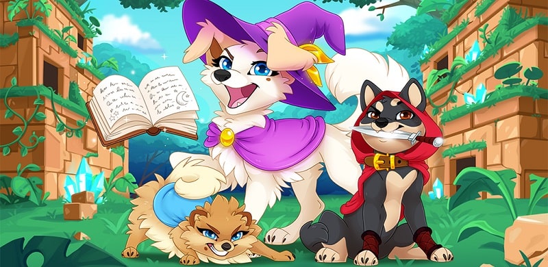 Download Dungeon Dogs MOD APK 3.3.14.6 (Menu, Unlimited money/Damage Multiplier/Dumb Enemy)