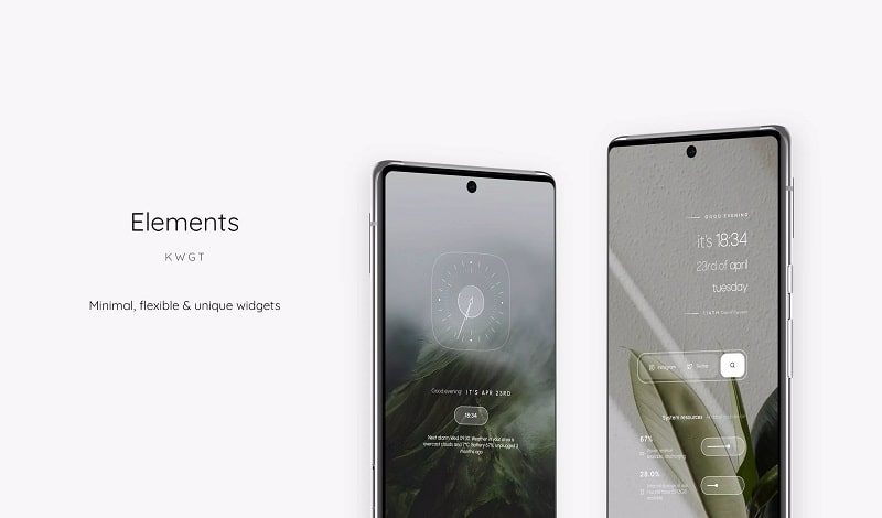 Download Elements KWGT APK 14.7.1 for Android