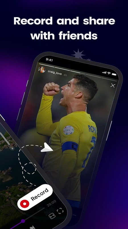 Easily record the playing video screen in Player MOD APK