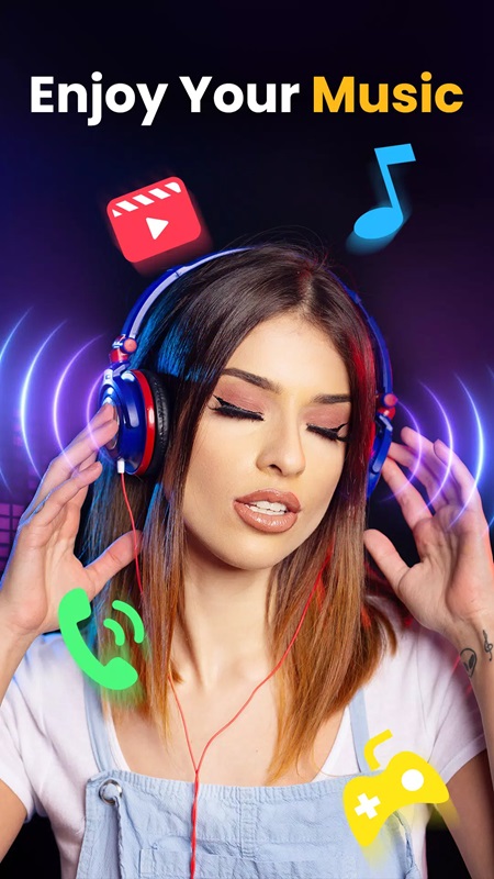Achieve optimal sound balance for music listening and phone calls with Extra Volume Booster & Speaker MOD APK