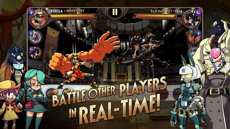 Skullgirls Fighting RPG mod