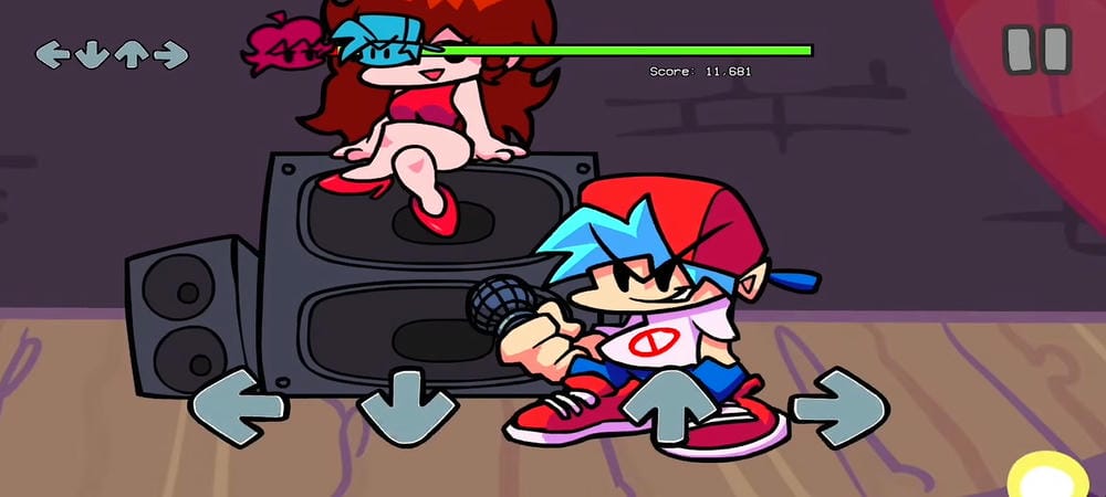 Show off your musical skills to impress your girlfriend in Friday Night Funkin MOD APK