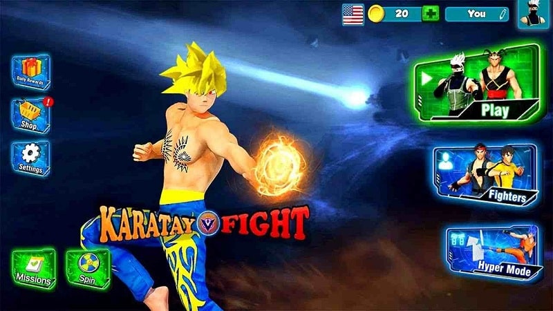 Karate King Kung Fu Fight Game MOD APK 2.9.9 (Menu/High Damage)