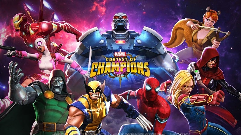 Download Marvel Contest of Champions MOD APK 58.0.0 (Menu, Auto Fight/Unlimited skills)