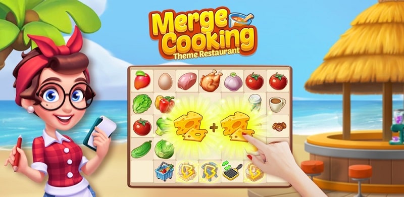 Download Merge Cooking:Theme Restaurant MOD APK 1.52.0 (Free rewards)