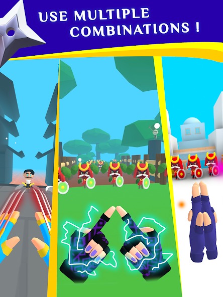 Save the innocent girls in Ninja Hands MOD APK