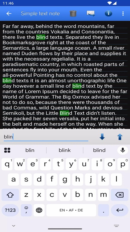 Easily find important content in Note Everything MOD APK