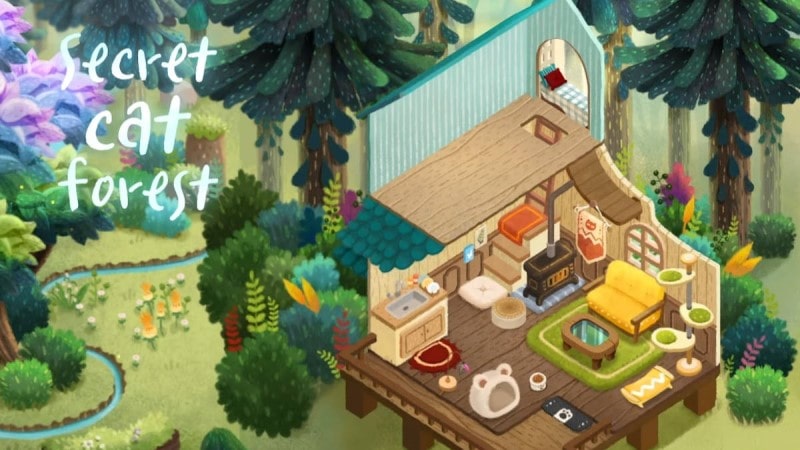Download Secret Cat Forest MOD APK 2.1.10 (Unlimited wood)