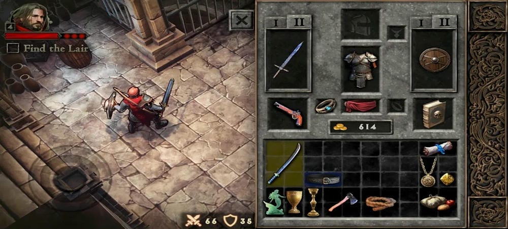 Equip powerful items for your warriors in Shadowborn MOD APK