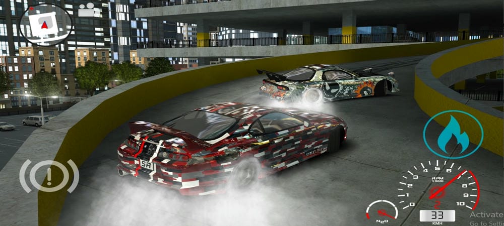 Overcome difficult roads in Street Racing MOD APK