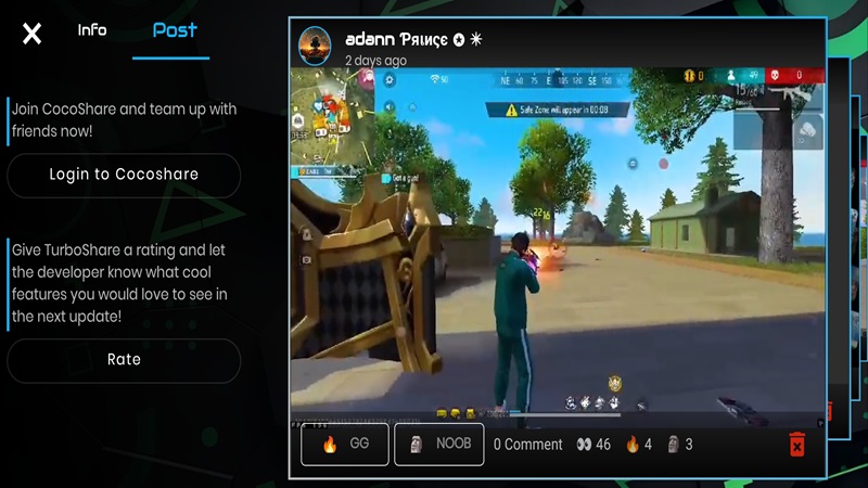 Optimize performance when playing multiple games simultaneously in TurboSpace MOD APK