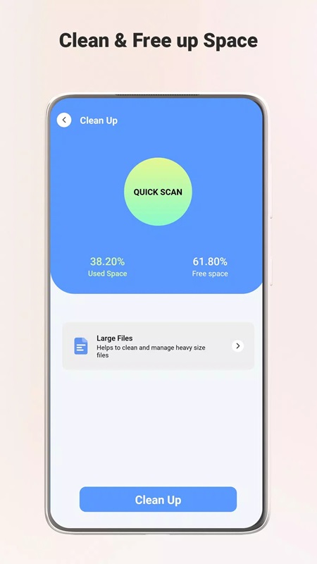 Quickly remove junk files in ZX File manager MOD APK