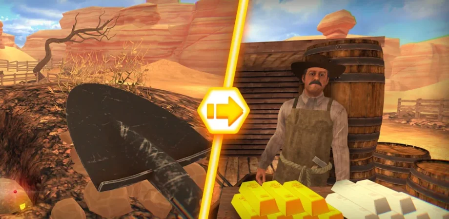 Gold Rush Miner Simulator 3D v1.3.0.0 MOD APK (Unlimited Money) Download