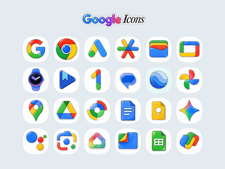 OneUi Doodle Icon Pack MOD APK V1.0 (Paid / Patched)