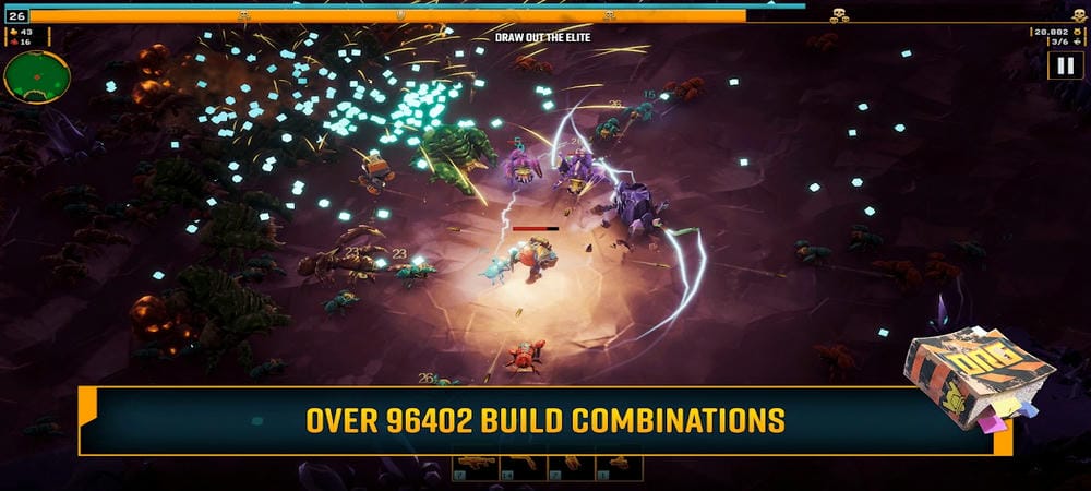 Defeat bosses to get powerful items in Deep Rock Galactic Survivor MOD APK