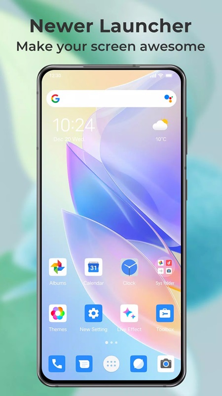 Discover the launcher that makes your screen more awesome in Newer Launcher 2025 launcher MOD APK
