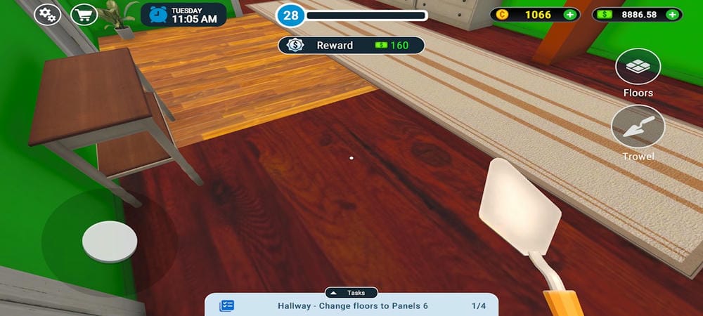 Choose beautiful decorations in Home Design Simulator MOD APK