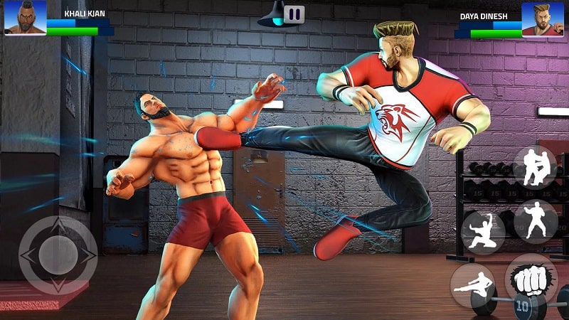 Bodybuilder GYM Fighting Game mod free