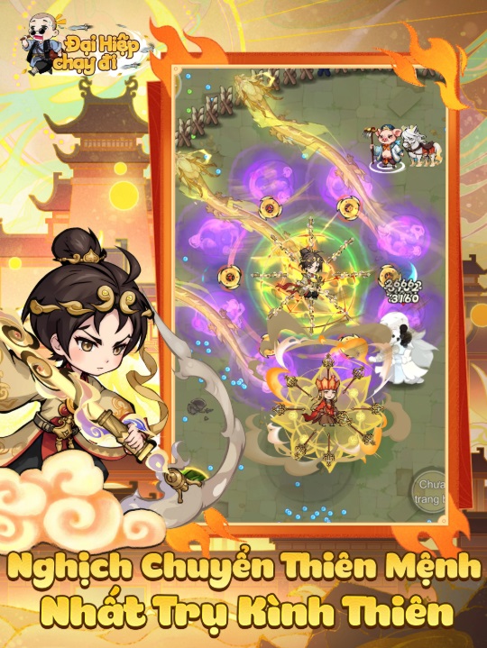 Use moves to kill monsters as quickly as possible in Great Hero Run MOD APK