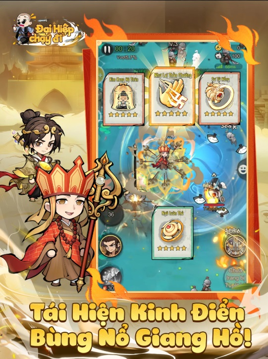 Choose moves for your hero in Great Hero Run MOD APK