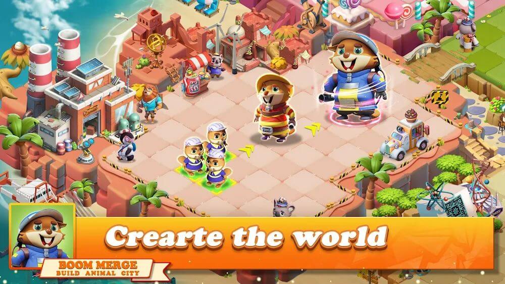 Boom Merge : Build Animal City