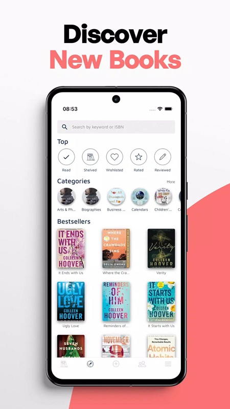 Discover more new books with meaningful content in Bookshelf MOD APK