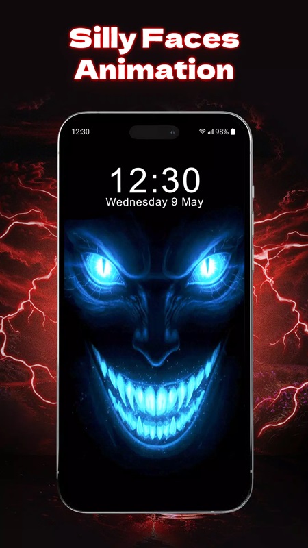 Access many beautiful live wallpaper designs in Fun Smile Silly Live Wallpaper MOD APK