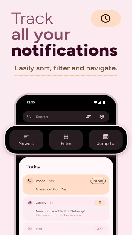 Track and manage important notifications in Pinnit MOD APK