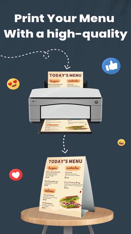 Menu Maker Menu Templates mod free