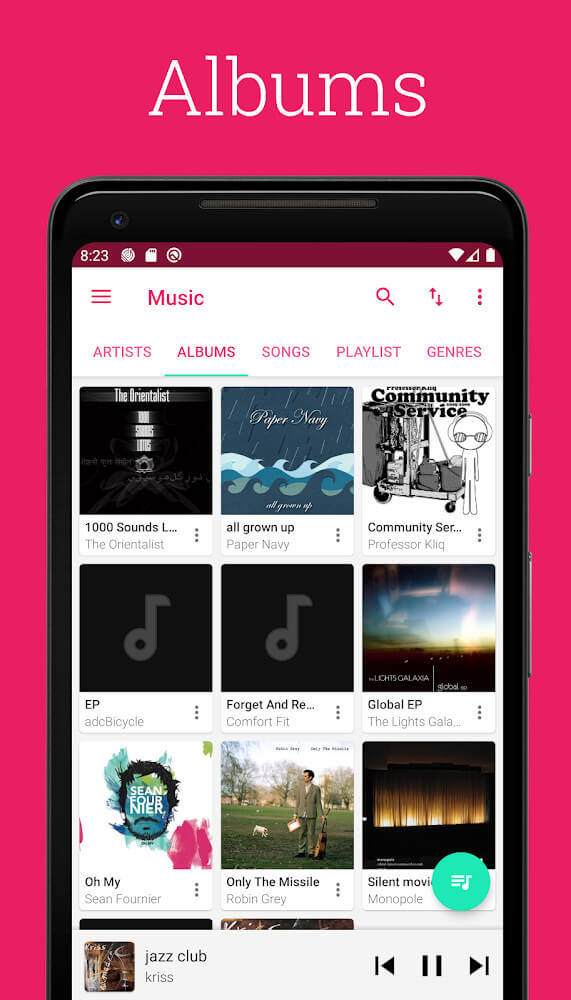 Pixel+ – Music Player
