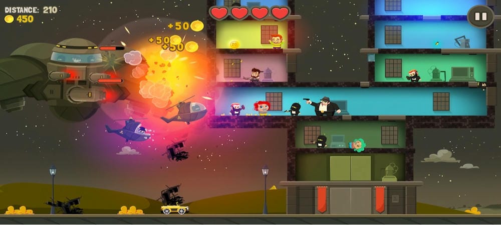 Conquer fierce battles in Aliens Drive Me Crazy MOD APK