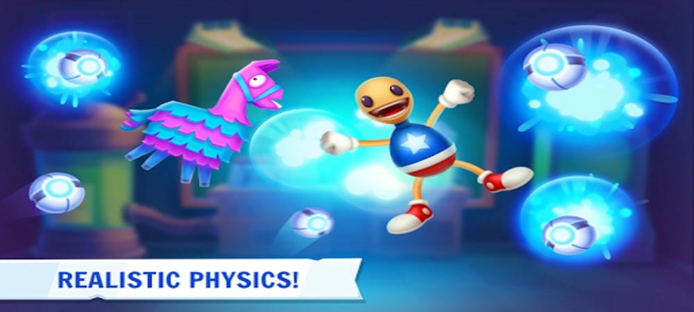 Collect items while fighting in Kick the Buddy Forever MOD APK