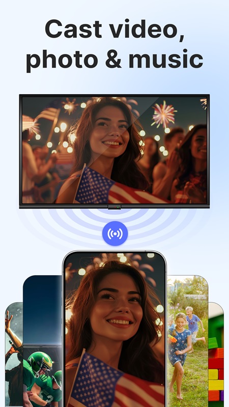 Stream videos, photos, and music in CastDuo MOD APK