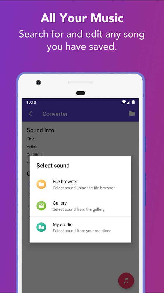 Music Editor: Ringtone maker & MP3 song cutter