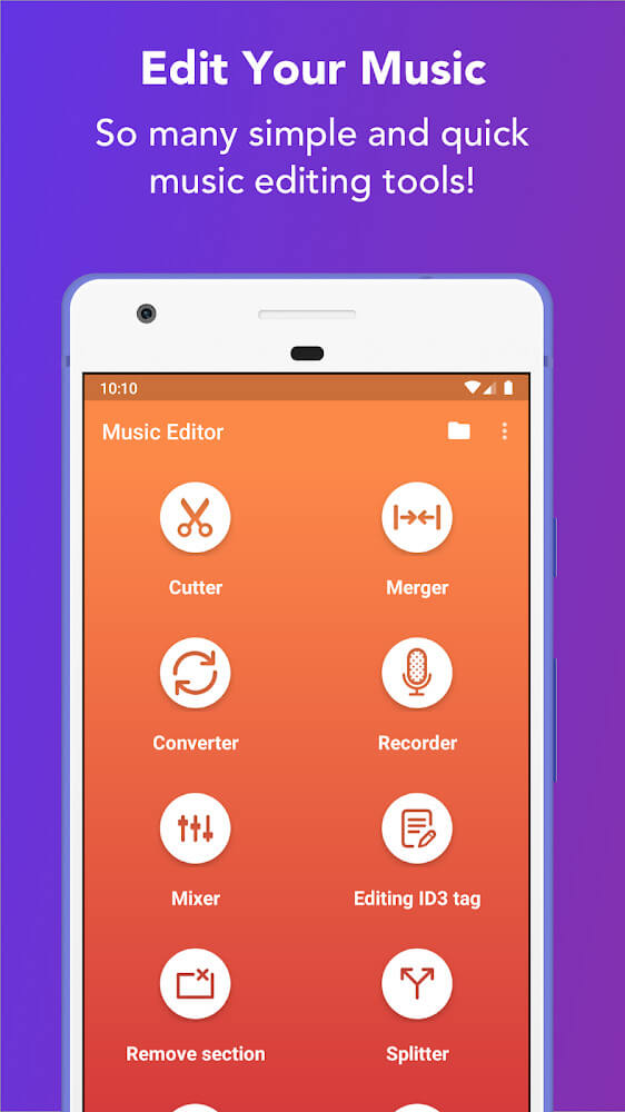 Music Editor: Ringtone maker & MP3 song cutter