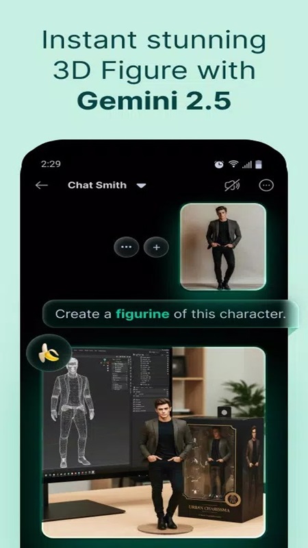 Create 3D images from the text you provide in Chat Smith MOD APK