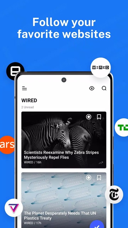 News is constantly updated in Inoreader MOD APK