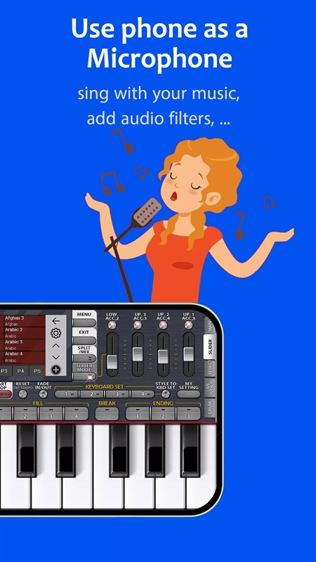 Record your favorite music in high quality in ORG 24 MOD APK