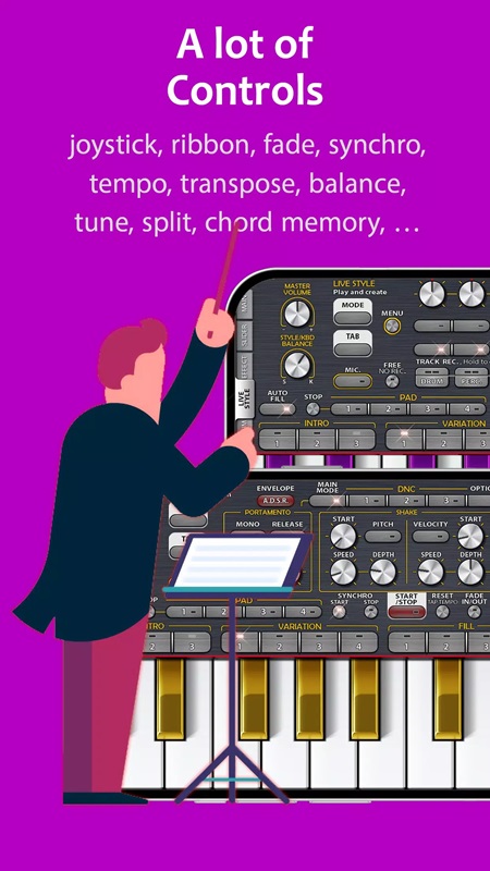 Use the control panel to customize some parts in ORG 24 MOD APK