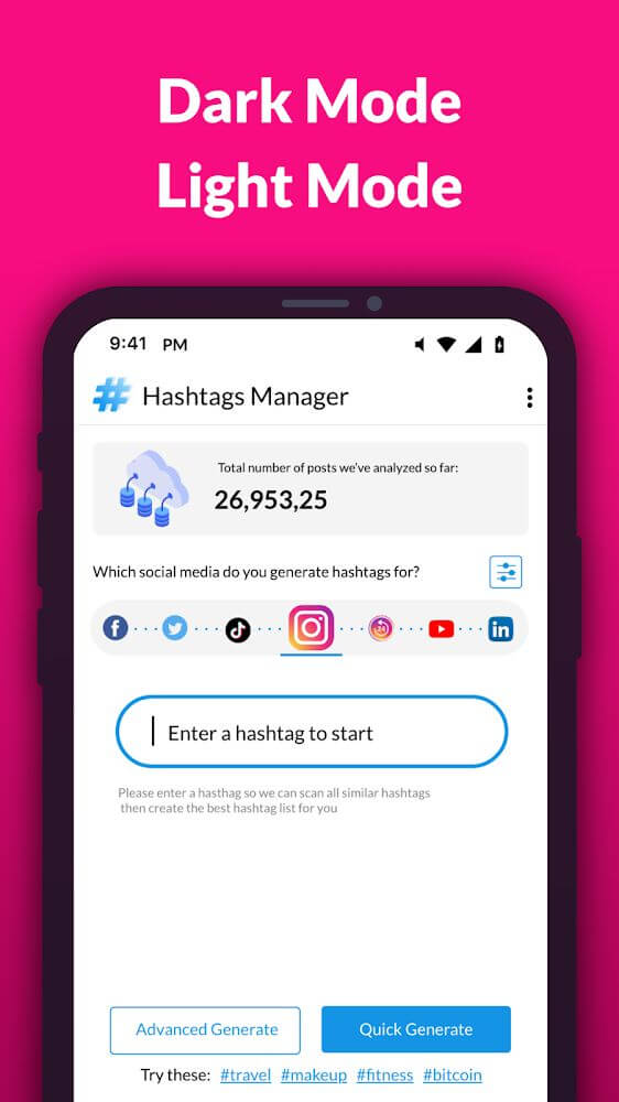Hashtags Manager for Followers