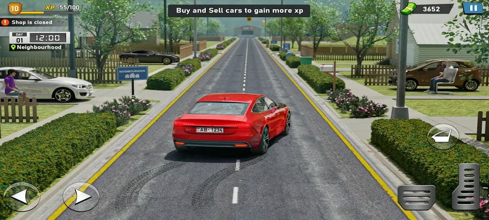 Test drive some of your favorite cars in Car Dealership Business Game MOD APK