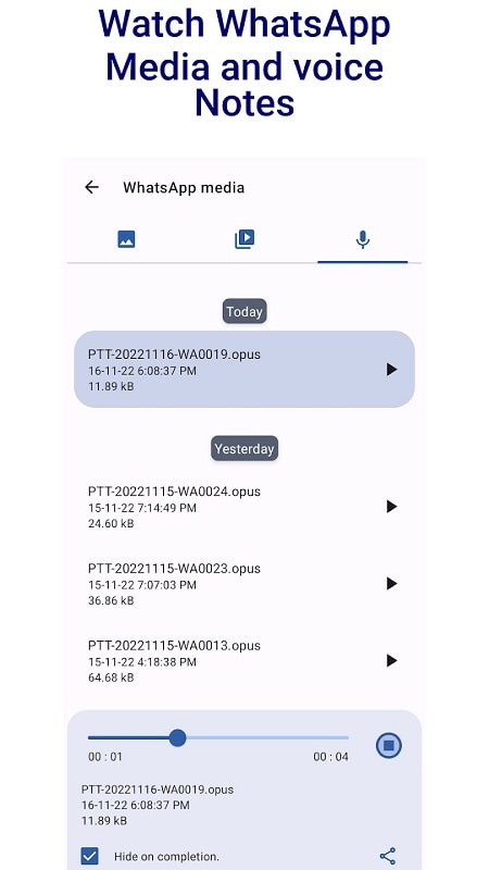 NoBlueTick mod android 