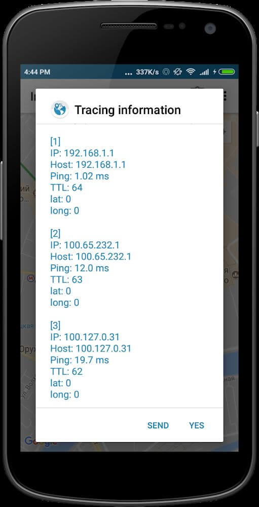 Intrace: Visual Traceroute
